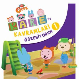 Kare İle Kavramları Öğreniyorum 1 Kollektif Erdem Yayınları