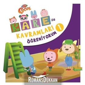 Kare İle Kavramları Öğreniyorum 1 Kollektif Erdem Yayınları