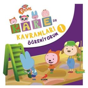 Kare İle Kavramları Öğreniyorum 1 Kollektif Erdem Yayınları