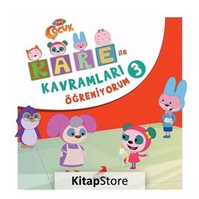 Kare İle Kavramları Öğreniyorum 3 Kollektif Erdem Yayınları