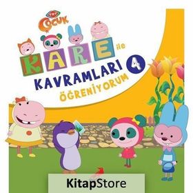 Kare İle Kavramları Öğreniyorum 4 Kollektif Erdem Yayınları