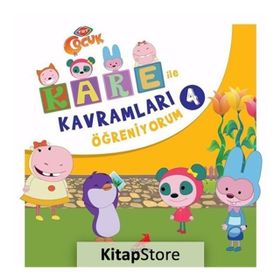 Kare İle Kavramları Öğreniyorum 4 Kollektif Erdem Yayınları