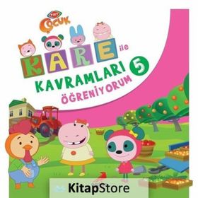 Kare İle Kavramları Öğreniyorum 5 Kollektif Erdem Yayınları