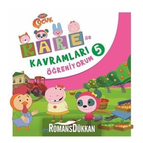 Kare İle Kavramları Öğreniyorum 5 Kollektif Erdem Yayınları