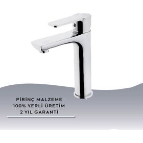 Kare KPE41001 Perla Mix Krom Lavabo Bataryası