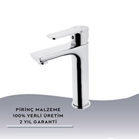 Kare KPE41001 Perla Mix Krom Lavabo Bataryası
