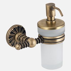 Kare Otantik Camlı Sıvı Sabunluk