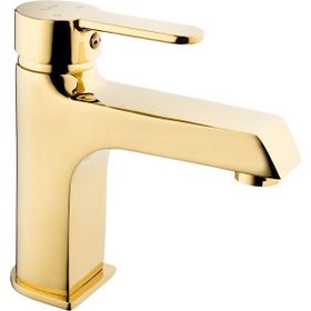 Kare Stil Mix Gold Lavabo Bataryası