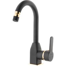 Kare Stil Serisi Mat Siyah Lavabo Bataryası