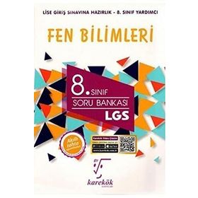 Karekök 8. Sınıf Akıllı Tahta Uyumludur LGS Fen Bilimleri Soru Bankası