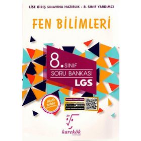 Karekök 8. Sınıf Akıllı Tahta Uyumludur LGS Fen Bilimleri Soru Bankası