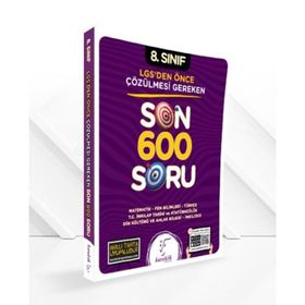 Karekök 8.Sınıf LGS den Önce Çözülmesi Gereken Son 600 Soru - kollektif