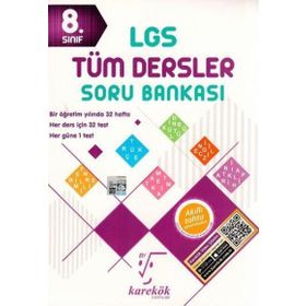 Karekök 8. Sınıf LGS Tüm Dersler Soru Bankası