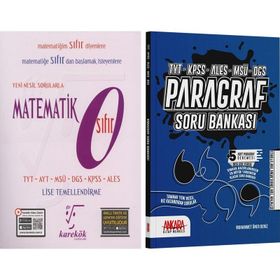 Karekök Tyt Matematik ve Akm Paragraf Soru Bankası Seti 2 Kitap