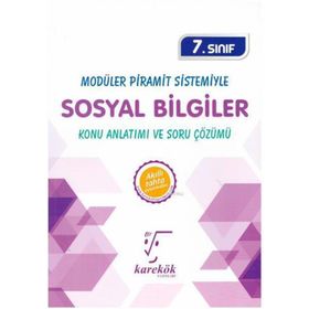 Karekök Yayıncılık 7.Sınıf Sosyal Bilgiler MPS Konu Anlatımı ve Soru Çözümü