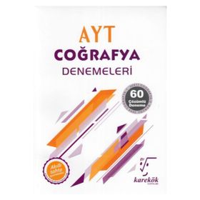 Karekök Yayıncılık AYT Coğrafya Denemeleri