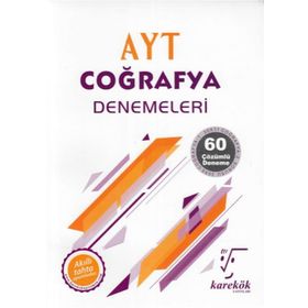 Karekök Yayıncılık AYT Coğrafya Denemeleri