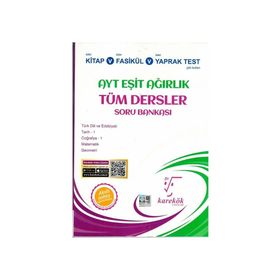 Karekök Yayıncılık AYT Eşit Ağırlık Tüm Dersler Soru Bankası