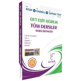 Karekök Yayıncılık AYT Eşit Ağırlık Tüm Dersler Soru Bankası
