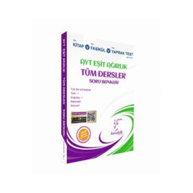 Karekök Yayıncılık AYT Eşit Ağırlık Tüm Dersler Soru Bankası