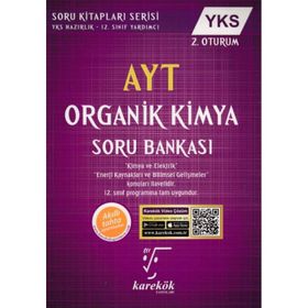 Karekök Yayıncılık AYT - YKS 2. Oturum Organik Kimya Soru Bankası