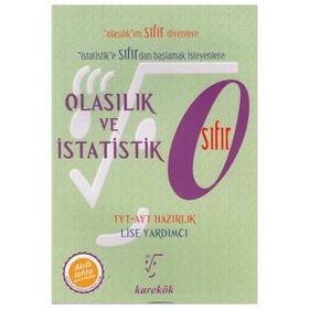 Karekök Yayıncılık TYT AYT Olasılık ve İstatistik Sıfır Soru Bankası