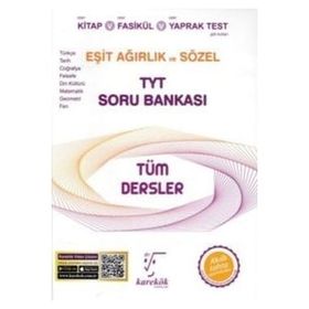 Karekök Yayıncılık TYT Tüm Dersler Eşit Ağırlık ve Sözel Soru Bankası