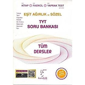 Karekök Yayıncılık TYT Tüm Dersler Eşit Ağırlık ve Sözel Soru Bankası