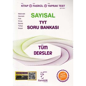 Karekök Yayıncılık TYT Tüm Dersler Sayısal Soru Bankası