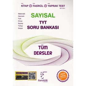 Karekök Yayıncılık TYT Tüm Dersler Sayısal Soru Bankası