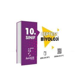 Karekök Yayınları 10. Sınıf Biyoloji Cep Test