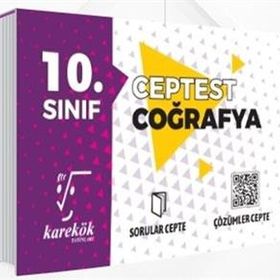 Karekök Yayınları 10. Sınıf Coğrafya Cep Test