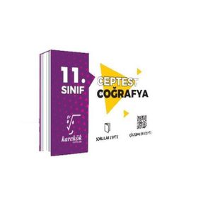 Karekök Yayınları 11. Sınıf Coğrafya Cep Test