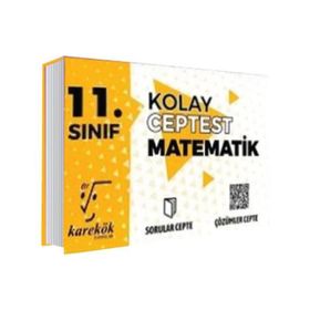 Karekök Yayınları 11. Sınıf Matematik Kolay Cep Testi