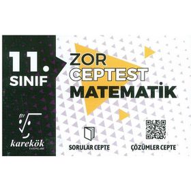 Karekök Yayınları 11. Sınıf Matematik Zor Cep Testi