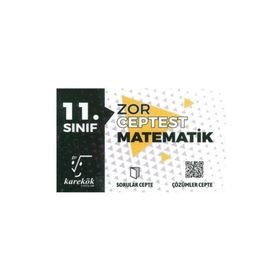 Karekök Yayınları 11. Sınıf Matematik Zor Cep Testi