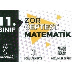 Karekök Yayınları 11. Sınıf Matematik Zor Cep Testi