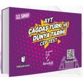 Karekök Yayınları 12. Sınıf AYT Cep Test Çağdaş Türk ve Dünya Tarihi