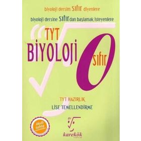 Karekök Yayınları 2018 TYT Biyoloji Sıfır Konu Anlatımlı Soru Bankası