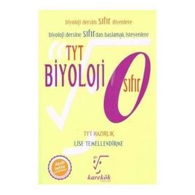 Karekök Yayınları 2018 TYT Biyoloji Sıfır Konu Anlatımlı Soru Bankası