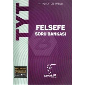 Karekök Yayınları 2021 Tyt Felsefe Soru Bankası