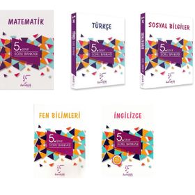 Karekök Yayınları 5.Sınıf Tüm Dersler Soru Bankası Seti 6 Kitap