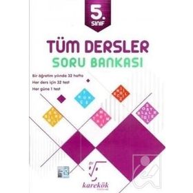 Karekök Yayınları 5.Sınıf Tüm Dersler Soru Bankası Seti 6 Kitap