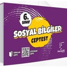 Karekök Yayınları 6. Sınıf Sosyal Bilgiler Cep Test