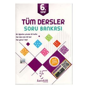 Karekök Yayınları 6. Sınıf Tüm Dersler Soru Bankası
