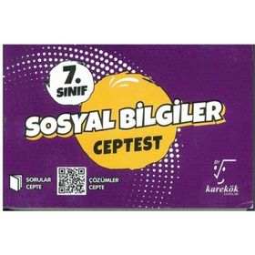 Karekök Yayınları 7. Sınıf Sosyal Bilgiler Cep Test