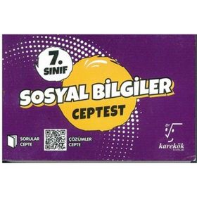 Karekök Yayınları 7. Sınıf Sosyal Bilgiler Cep Test
