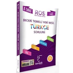 Karekök Yayınları 8.Sinif Beceri Temelli Yeni Nesil Türkçe Sorulari