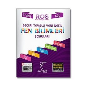 Karekök Yayınları 8. Sınıf Fen Bilimleri Ros Yeni Nesil Sorular