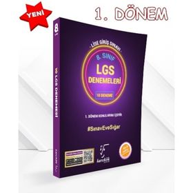 Karekök Yayınları 8. Sınıf LGS 1. Dönem 10 Beyaz Deneme